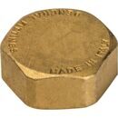 Заглушка латунная с внутренней резьбой Stout  Ду 40 мм (  1"1/2 )